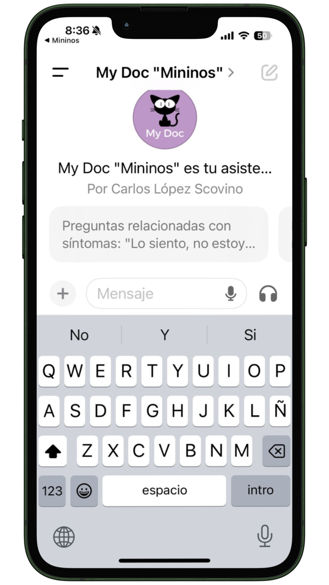 App Mininos My Doc Mininos