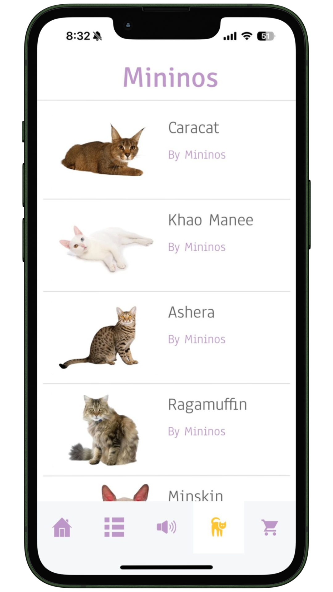App Mininos razas
