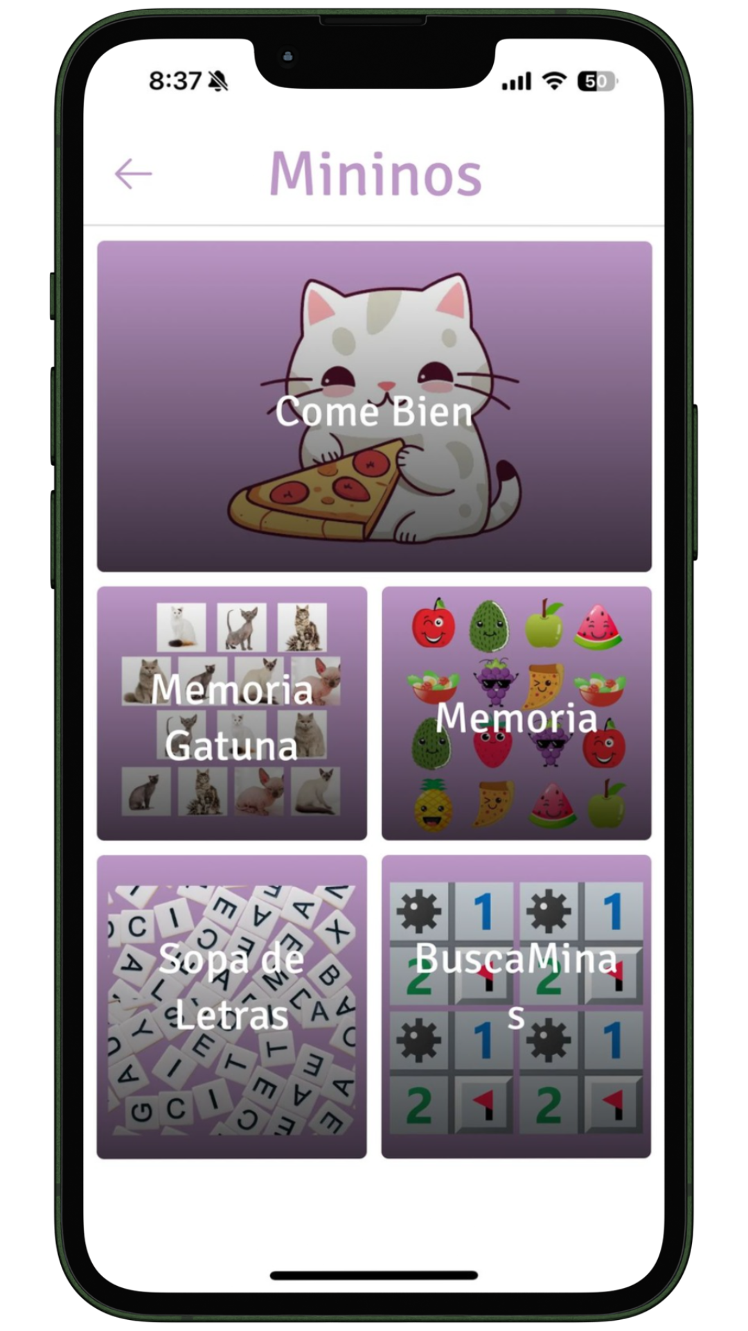 App Mininos Juegos